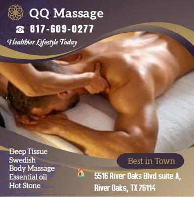 The full body massage targets all the major areas of the body that are most subject to strain and
discomfort including the ne...