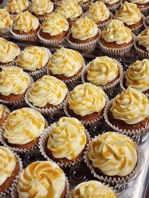 Salted Caramel Cheesecake Cupcakes