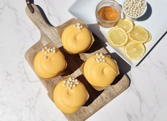 lemon honey cupcakes