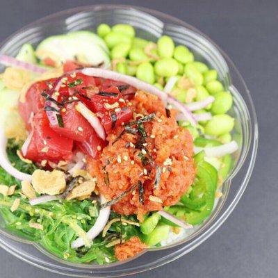 Taste our Spicy Ahi Bowl @Hawaii Poke Bowl 306 Town Center Blvd Easton PA