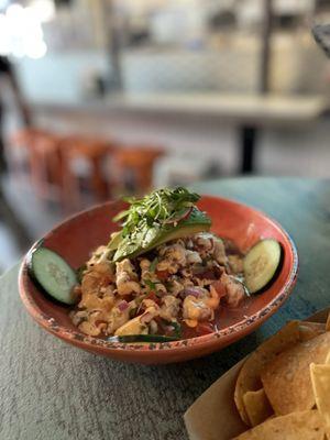 Shrimp Ceviche bowl