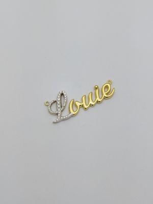 Custom made Louie name piece