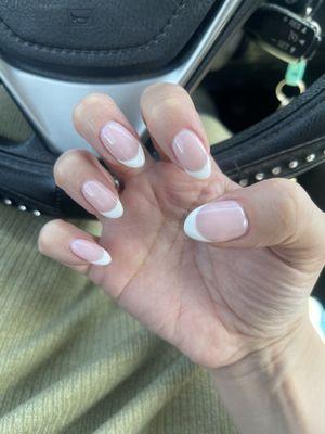 Almond French tips