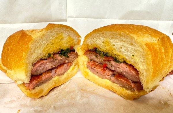 Choripan.