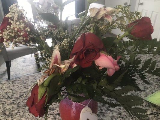 Valentine's Day 2021: Dead flowers and a hideous vase