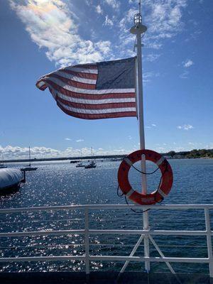 View from deck