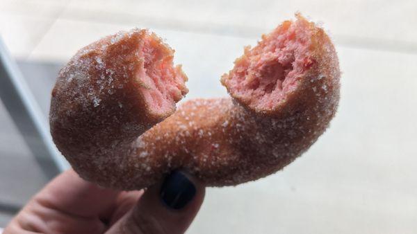 Strawberry donut