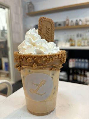 Biscoff latte