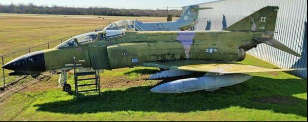 McDonnell F-4C Phantom II jet fighters. This is 63-7415 at the museum.