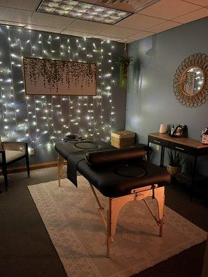 Prenatal massage room