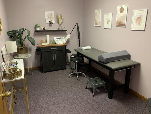 Comfortable and private electrolysis treatment rooms!