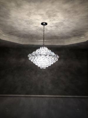 Crystal Pendant installed by Salone Solutions LLC.