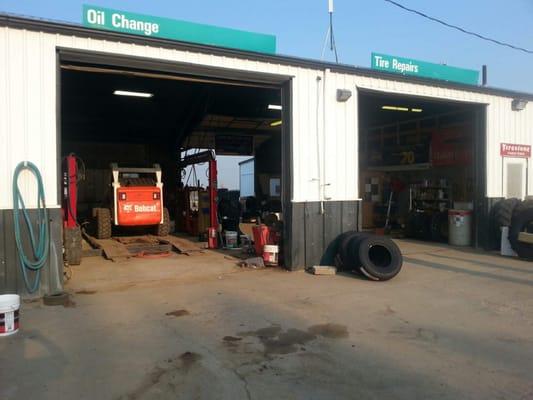 Tractor and implement repair service in Wiggins, CO.