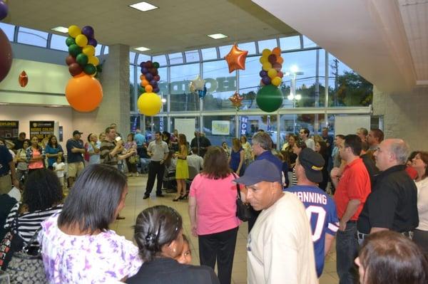 Inside the dealership during one of our special events!