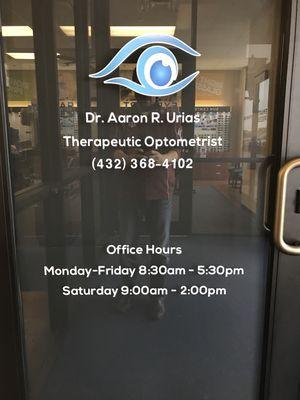 Front office door