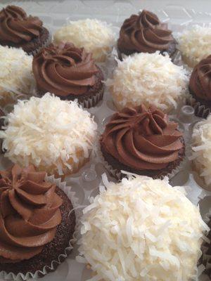 Coconut & Chocolate Cupcakes