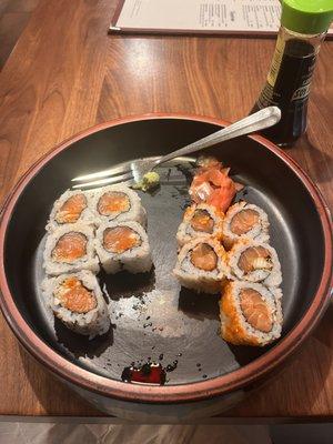 Spicy Crunchy Salmon Roll