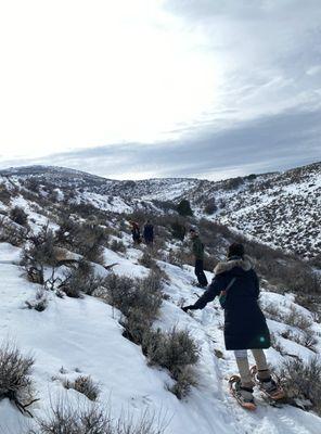 Snowshoeing tour