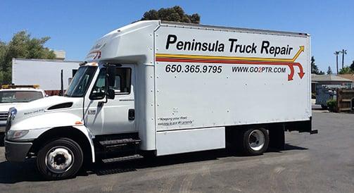 One of our fully equipped on site fleet maintenance trucks.