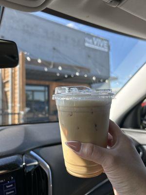 Almond vanilla bean shaken espresso