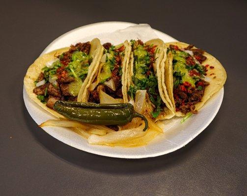 Tripa Pastor Taco Campechanos Taco Suadero Taco Tacos Plate