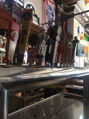 Lots of beer on tap!