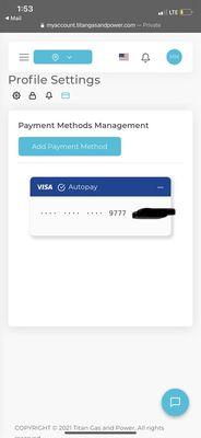 Second account that was forced to autopay