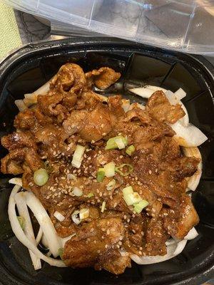 Spicy pork