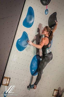 USA Climbing team member Lisa Chulich...Rose City Physical Therapy patient and advocate.