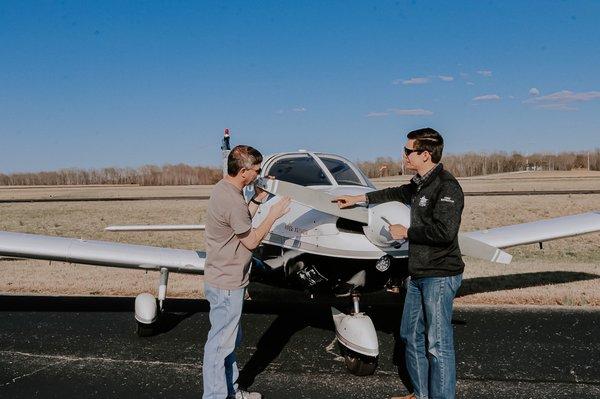 Learning to preflight the Archer.