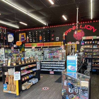 Inside store from entrance view