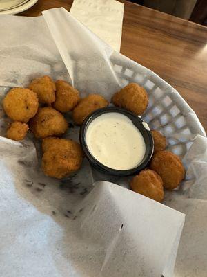 Fried mushrooms