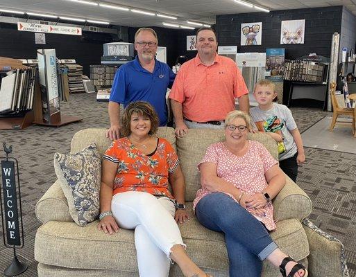 Owners of United Carpet and Family