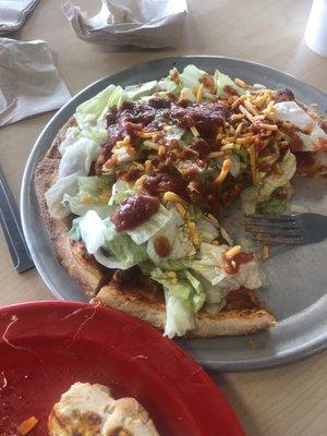 Taco pizza