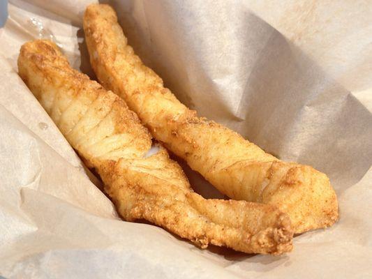 Side of codfish. Flaky and even better with their homemade tartar sauce @ Jax Fish Fry.