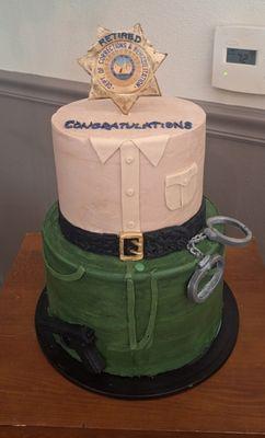 Law Enforcement Retirement Cake!