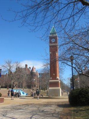 The clock tower.