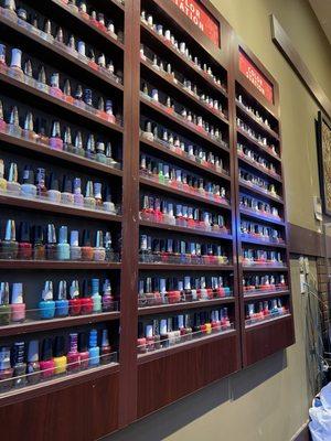 Nail polish selection