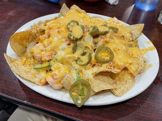 Shrimp Fajita Nachos