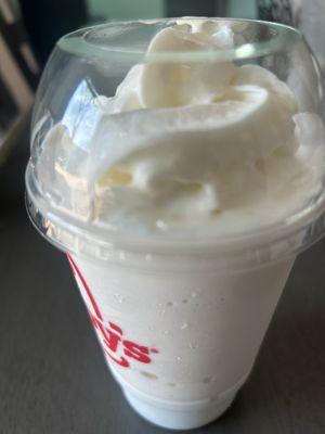 Regular vanilla shake