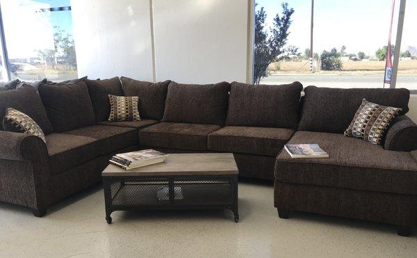 This beautiful creation is custom built.  We have a warranty on the cushions and the frame 10 yrs or 15-20 yr warranty.