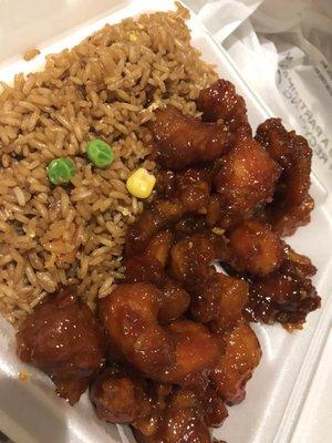 General tso and fried rice