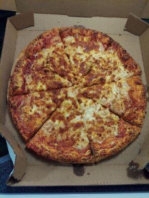 Large Wisconsin 6 Cheese pizza