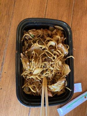 Grilled chicken Stir Fry Ramen