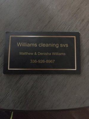 Williams Cleaning SvS 336 926 8967