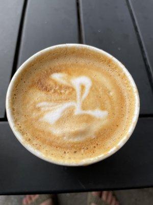 Flat white (6oz, $4)