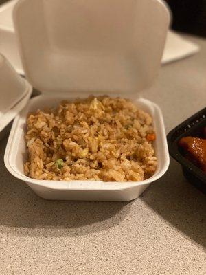 The driest vegetable fried rice