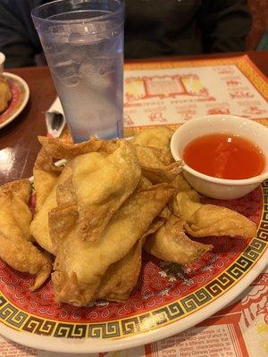 Cream cheese wontons