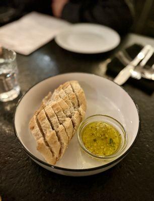 Half Baguette w/ Parmesan Herb Oil