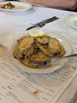 Fried zucchini